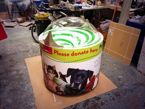 Charity Collection Boxes & Charity Buckets | Direct Fundraising