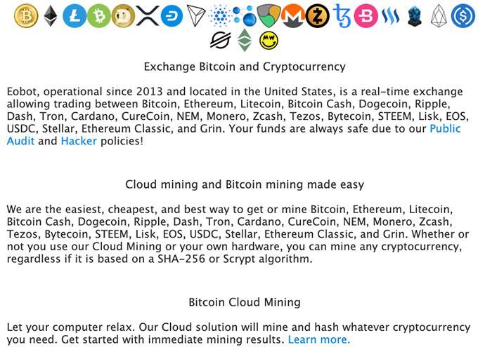 Eobot (Cloud mining and Bitcoin mining) APK (Android App) - Free Download