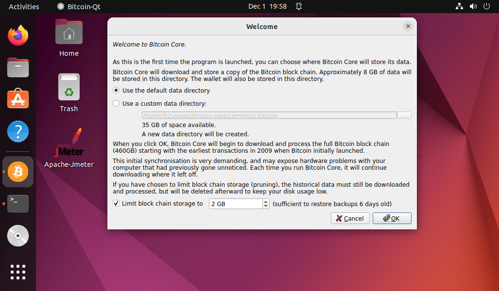 command line - How to configure bitcoin-core and start it from the console? - Ask Ubuntu