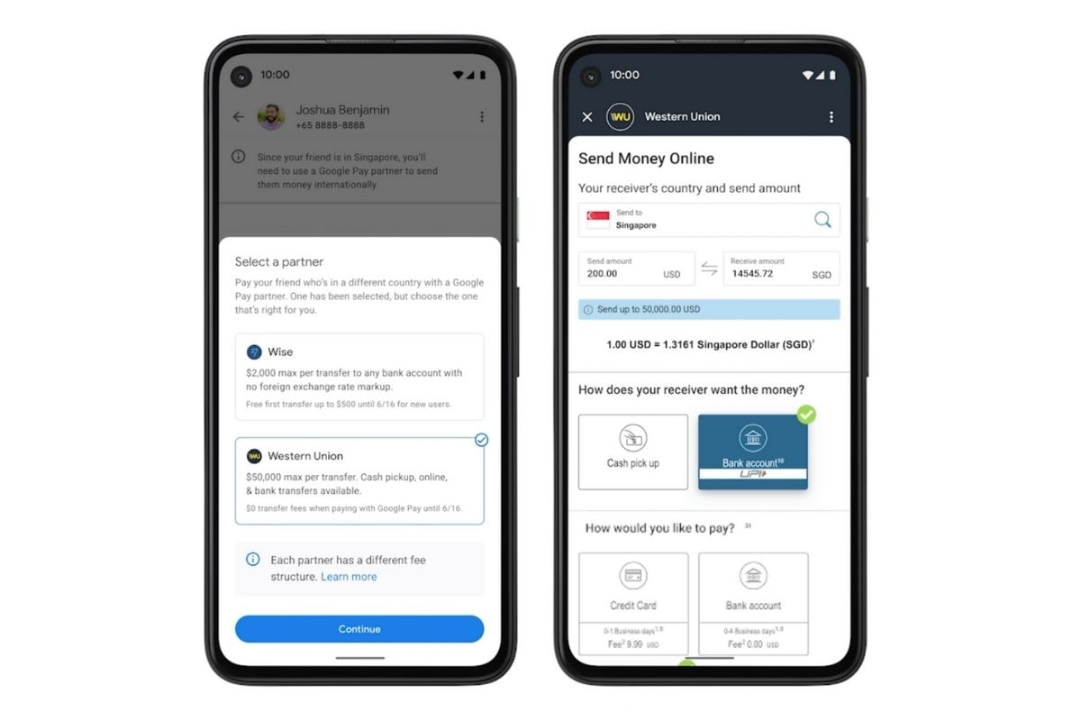 How to Use the Google Pay International Transfer Feature