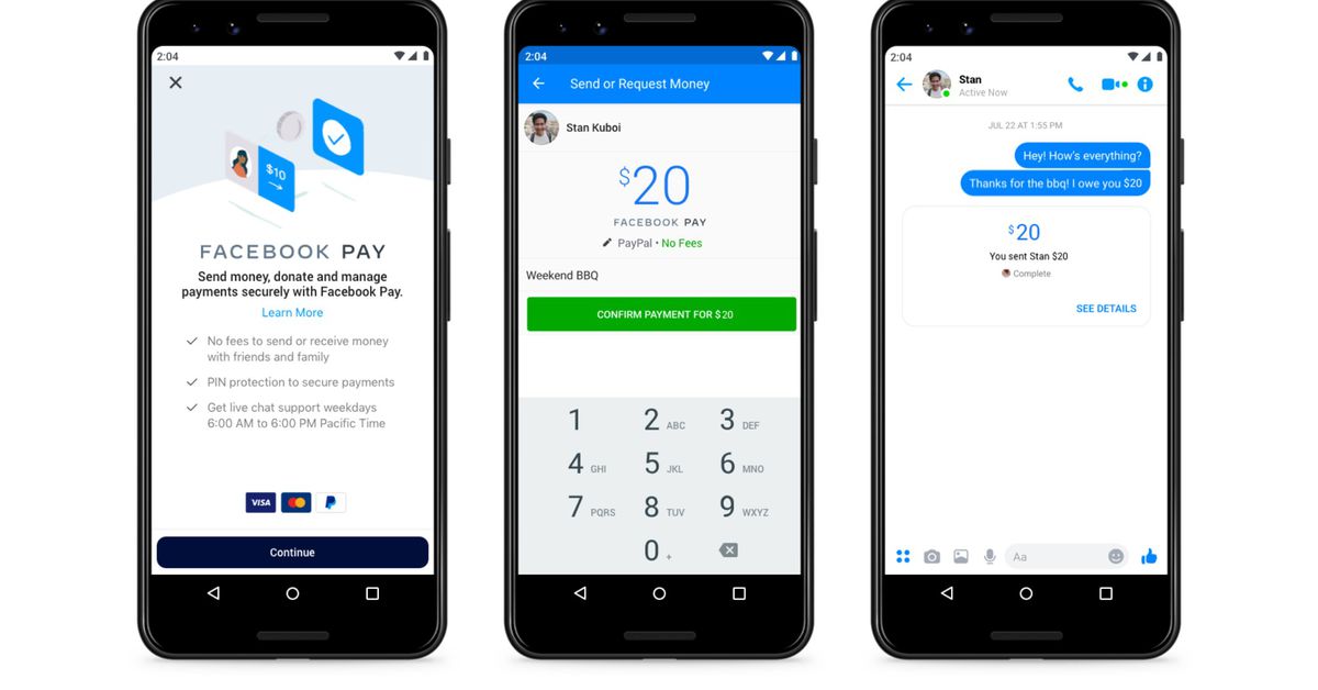 Facebook Messenger lets you send cash to friends with PayPal