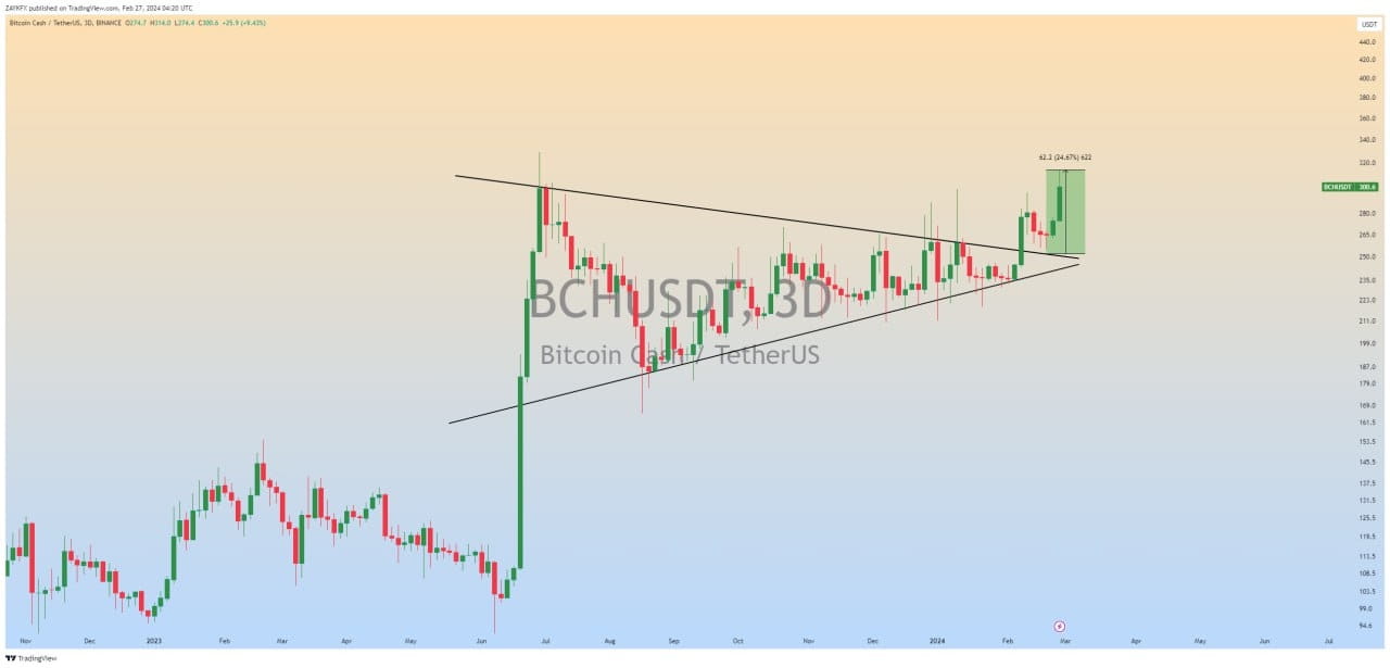 BCH USD - Bitcoin Cash Price Chart — TradingView