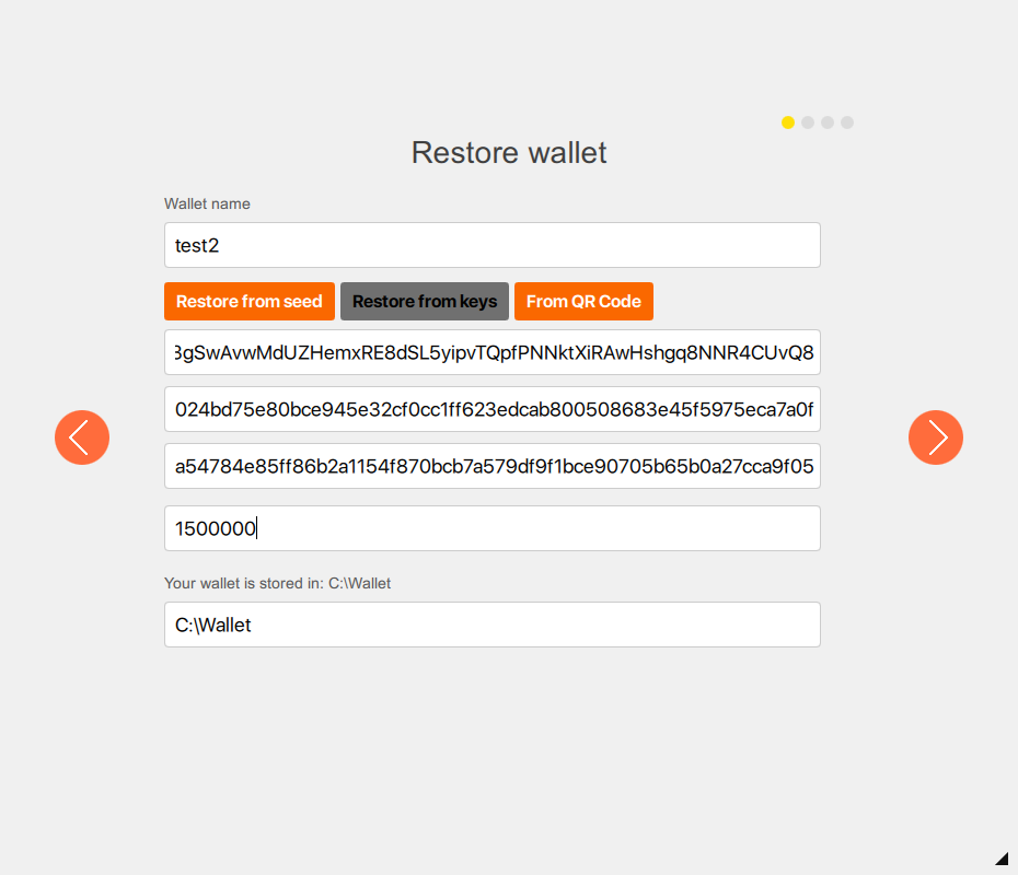 Restoring a wallet from private keys | Monero - secure, private, untraceable