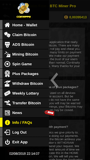 Download Bitcoin Miner - Claim Free BTC APK for Android.