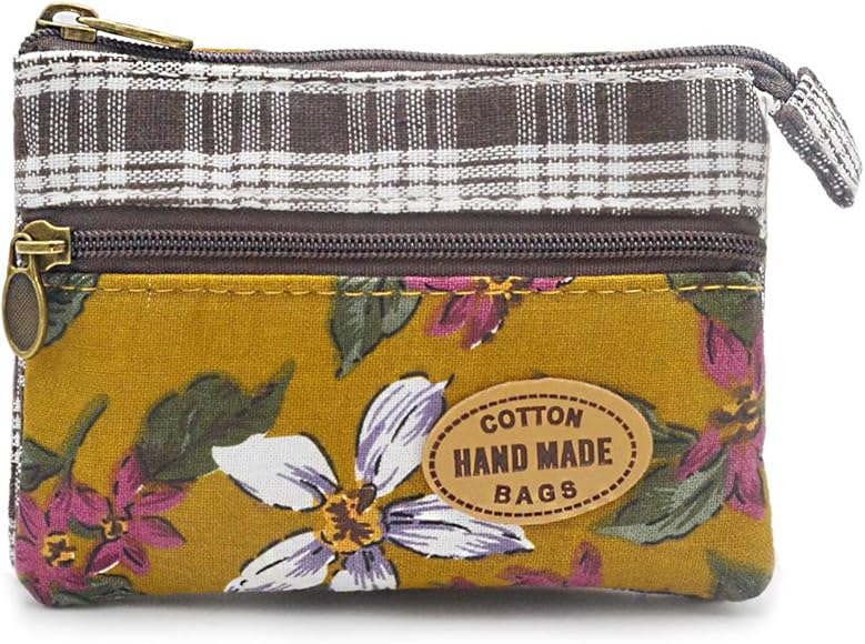 Coin Purses & Zip Pouches | Vintage floral fabric | Stitch Galore