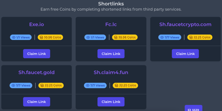 Tasks / Shortlinks / Offerwalls » AutoFaucet