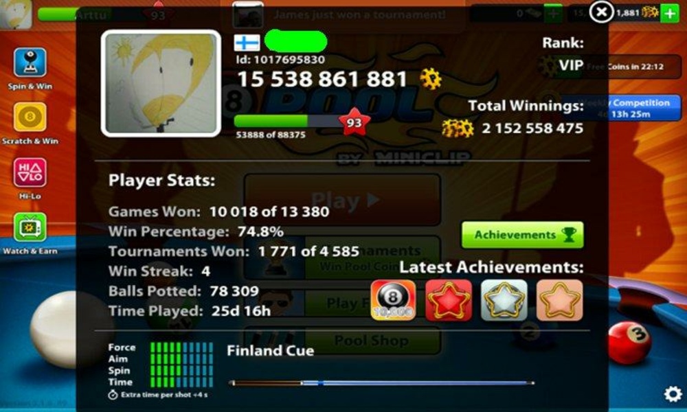 8 ball pool Unlimited Coins . APK Download - Free - 9Apps