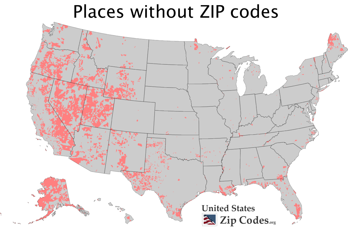 Postal Codes California, United States