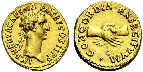 Nerva Ae As | Ancient Coin Traders