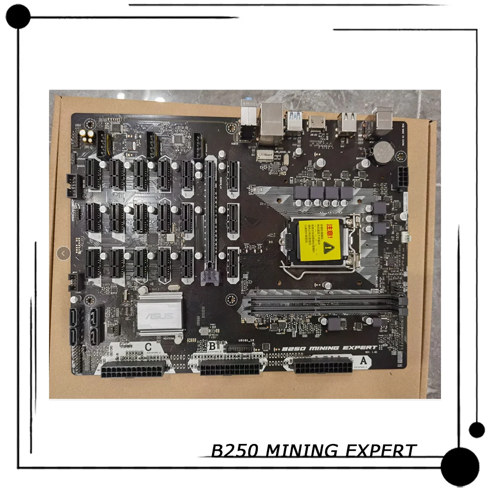 Asus B Mining Expert Motherboard: the future of cryptomining.