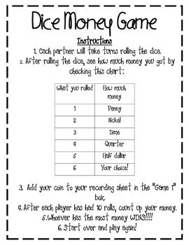 Coin-Die Dice Game Rules