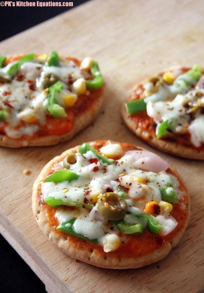 Bread Coin Pizza - Zayka Ka Tadka