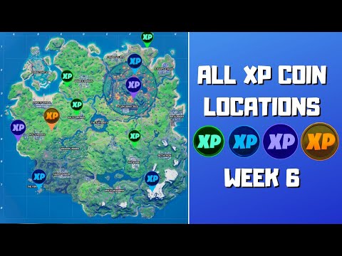 Fortnite: Season 4 Week 6 XP Coin Locations