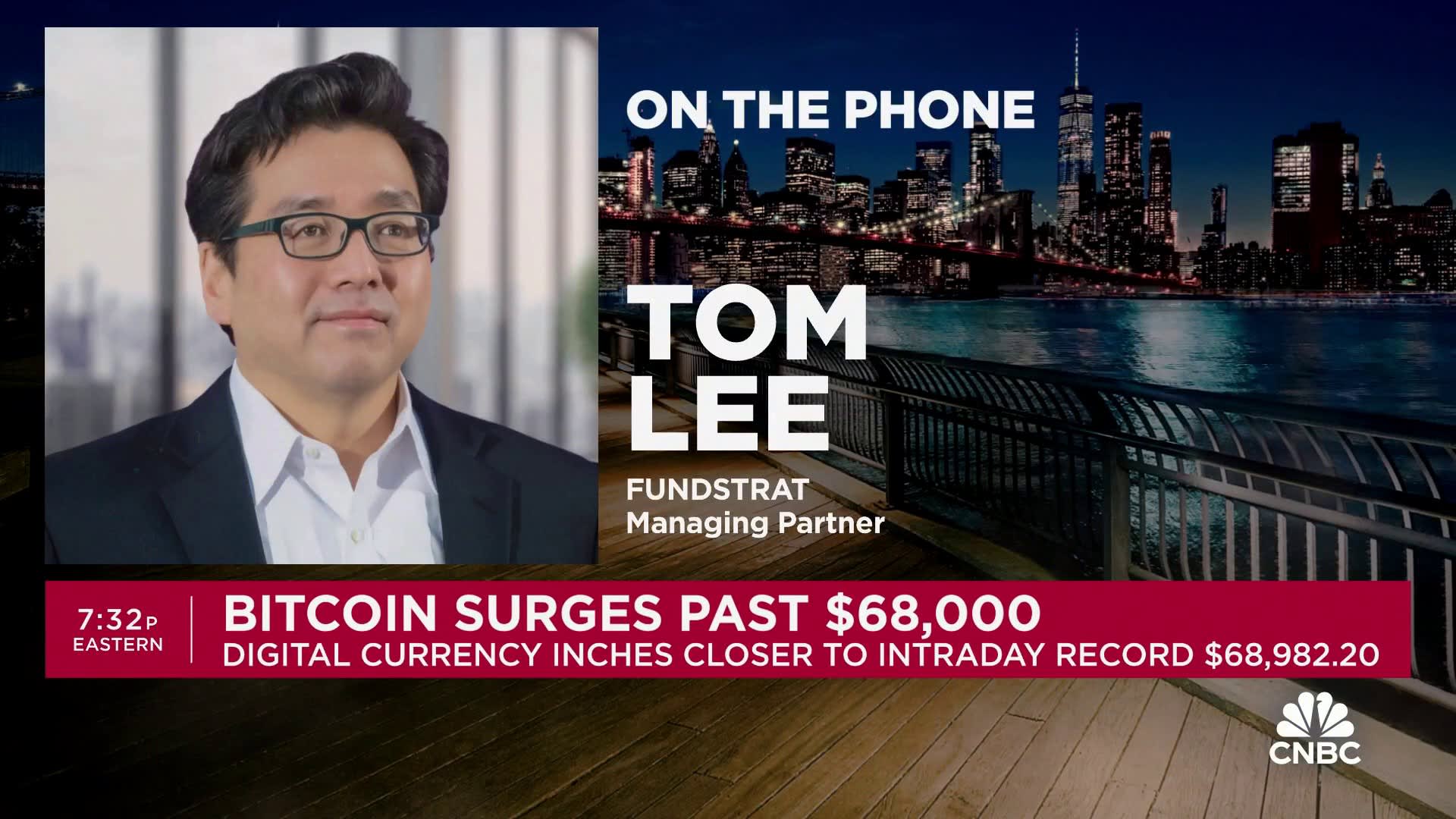 Fundstrat's Tom Lee Claims Bitcoin Has Just Flashed Major Buy Signal