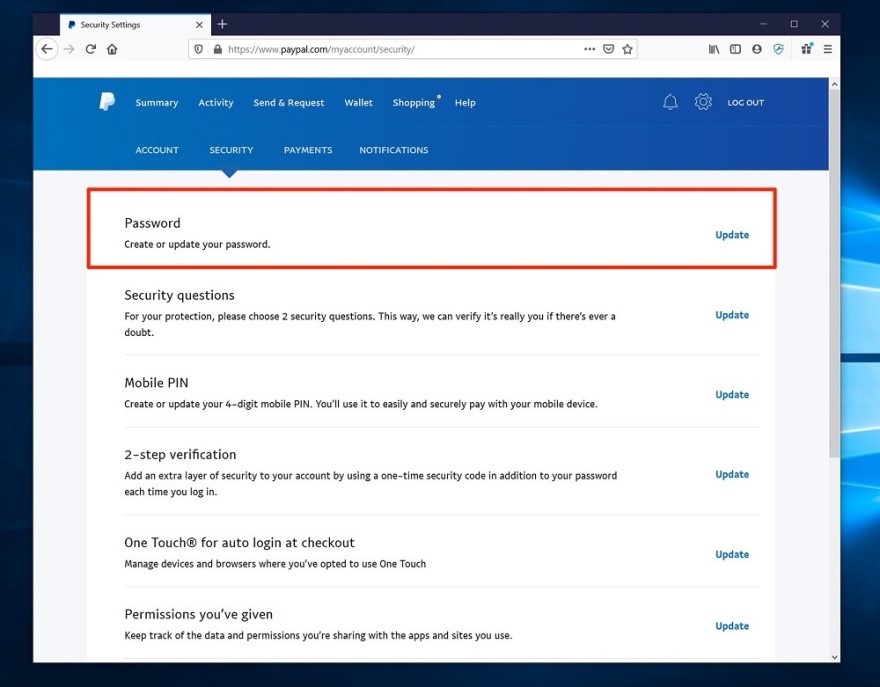 How to change your PayPal password and security questions - Knowledgebase - R the Company