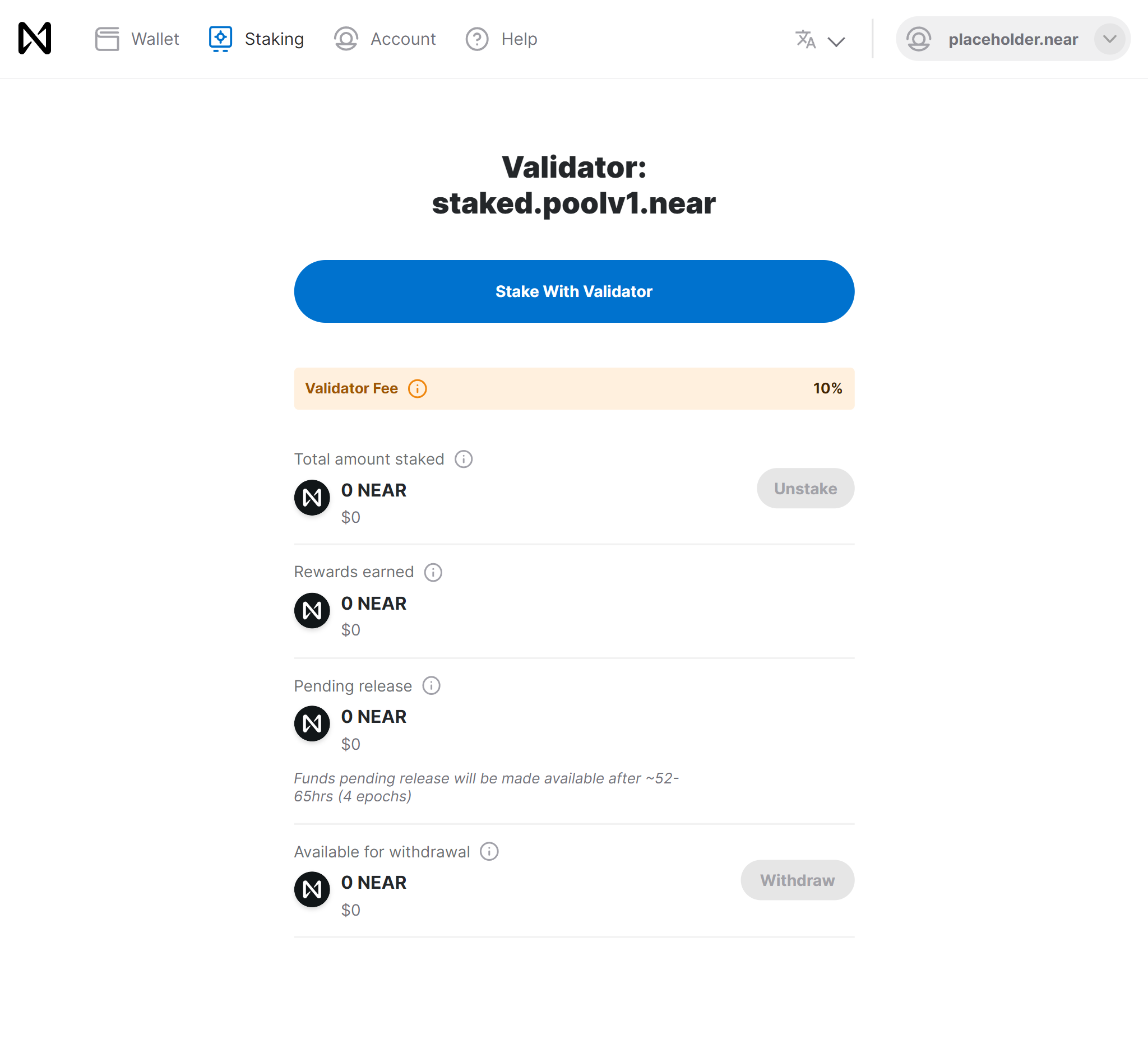 Staking Near | Ledger