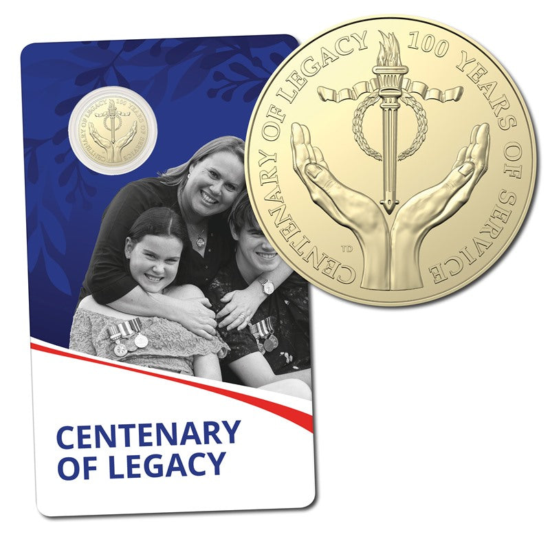 $1 Centenary of Legacy UNC – 1001fish.rus - Wynyard Coin Centre