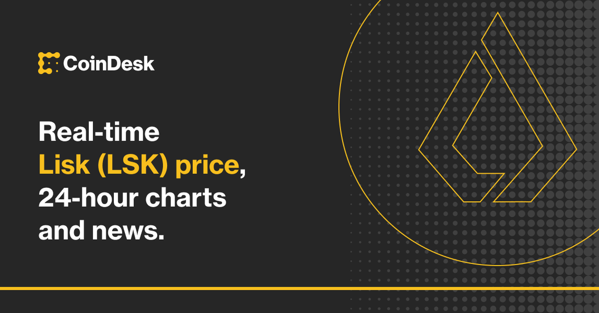 Lisk Price Today - LSK Coin Price Chart & Crypto Market Cap