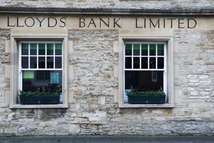 Lloyds Banking Group - Error