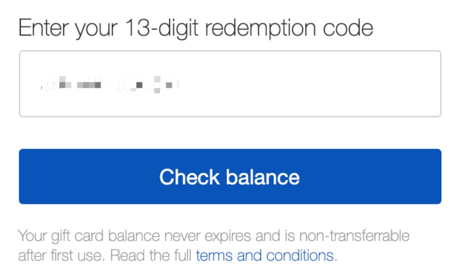 Solved: I can't check my balance on my eBay gift card. - The eBay Community