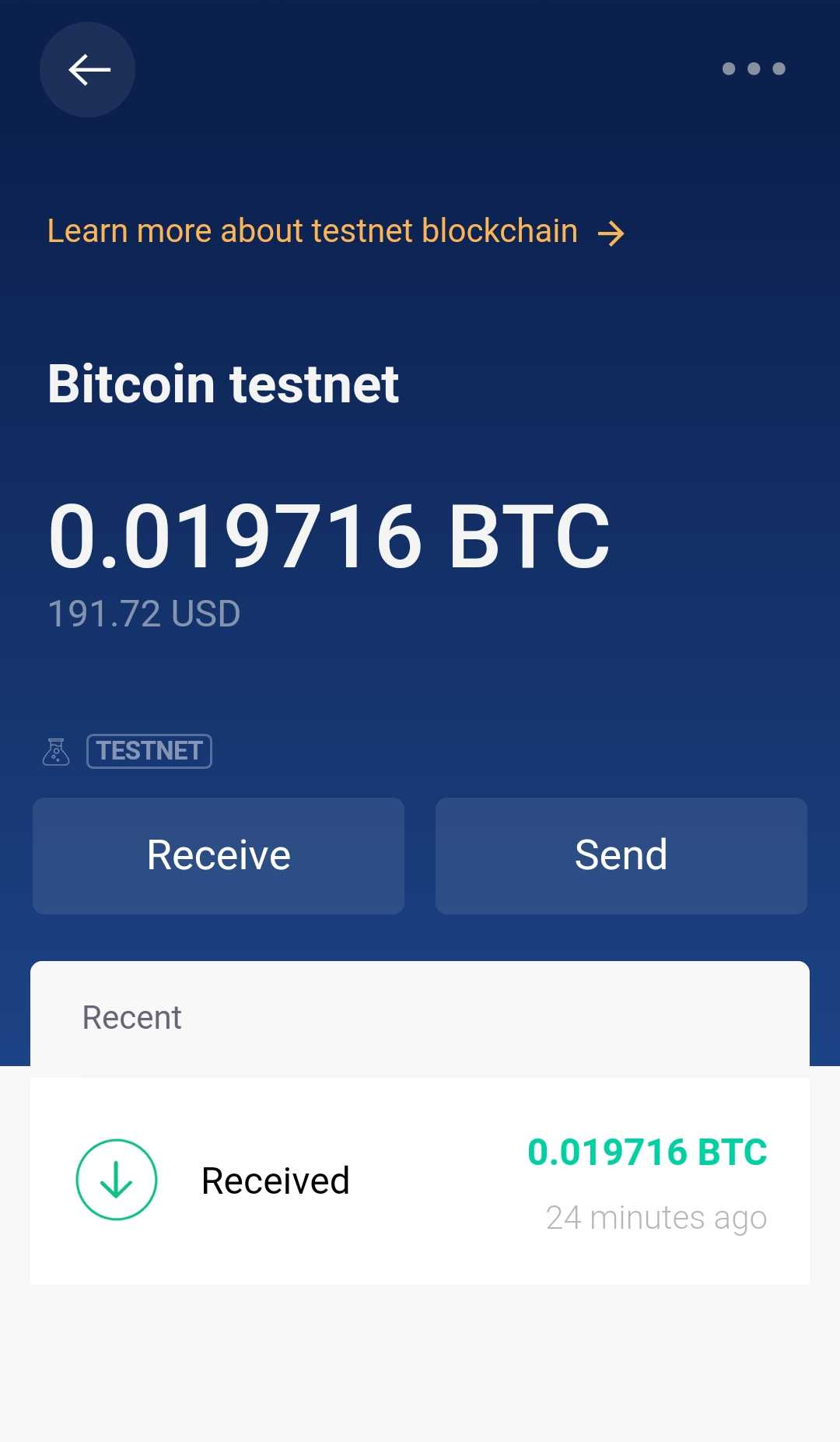 Bitcoin Testnet Faucet