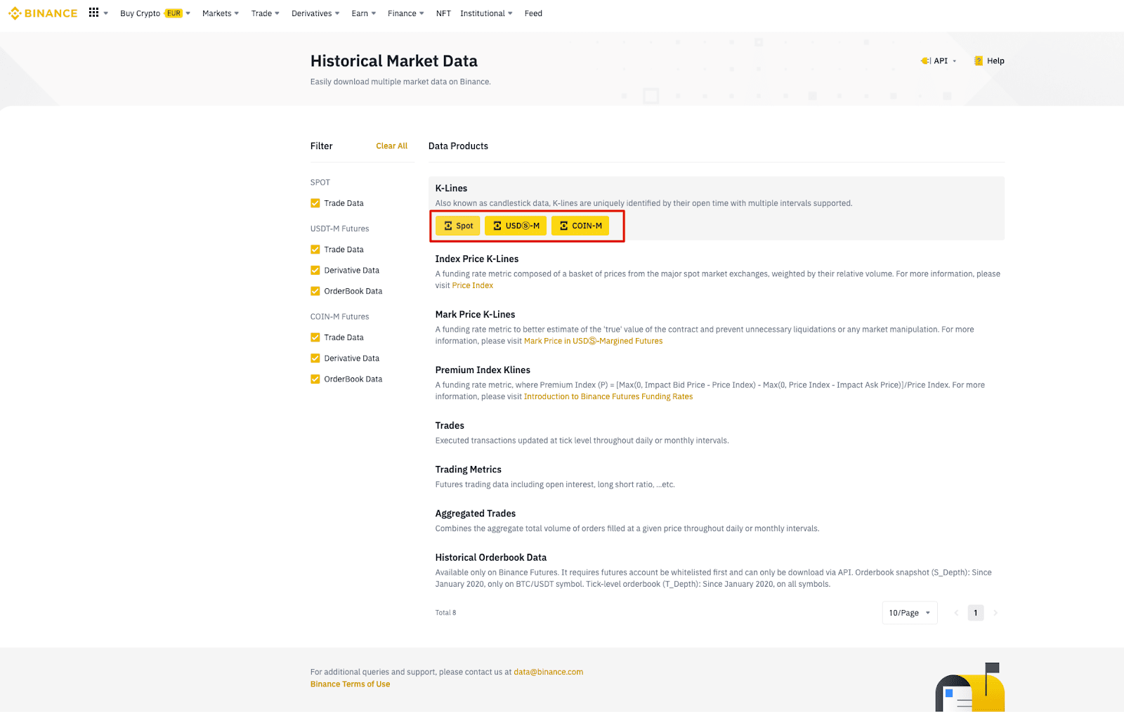 Save Historical data from Binance - Crypto Exchange Python Programming Blog