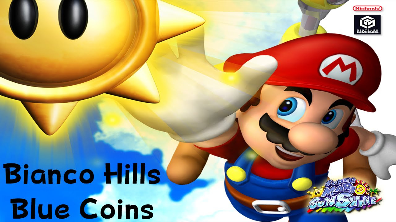 Super Mario Sunshine/Sirena Beach blue coins - Wikibooks, open books for an open world