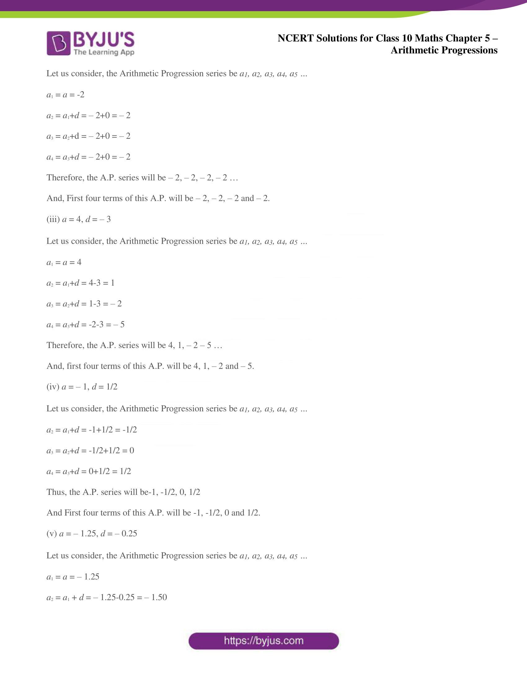 Ex , 3 (i) - In an AP: a = 5, d = 3, an = 50, find n and Sn