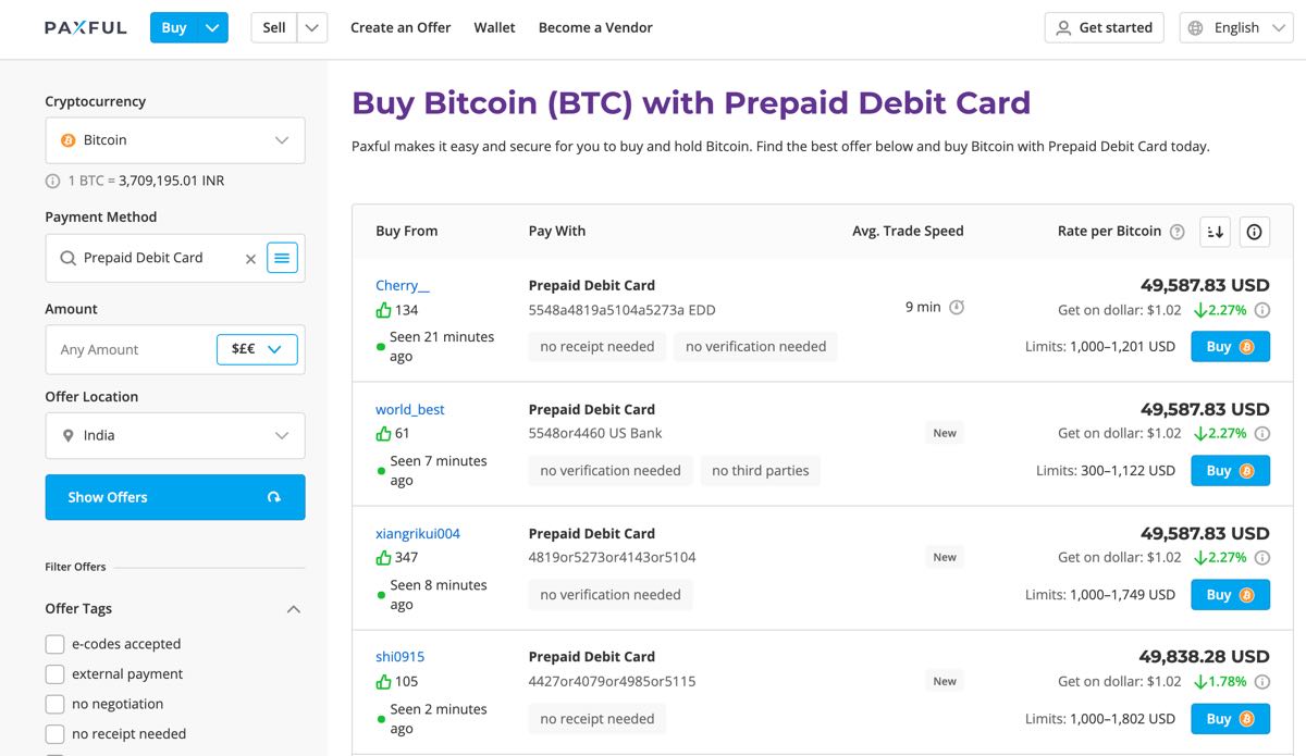 Bitsa | Why top up a prepaid card with bitcoin and other cryptocurrencies