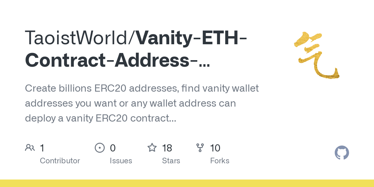 Any ETH | Ethereum vanity address generator