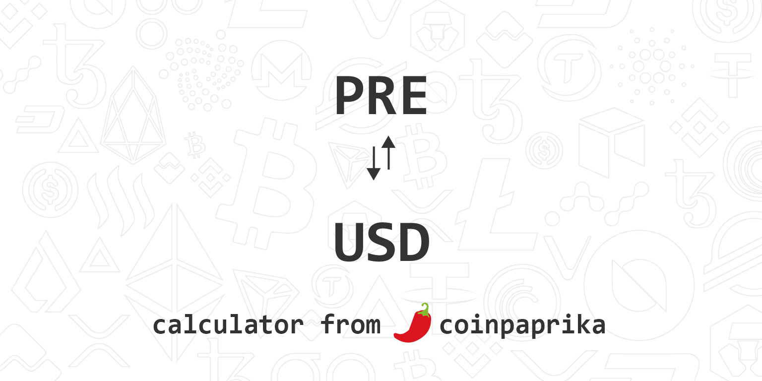 Presearch Price Today - PRE Coin Price Chart & Crypto Market Cap