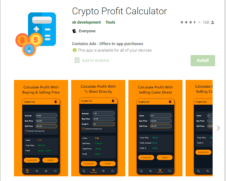 Crypto Profit Calculator [FREE] Online Tool