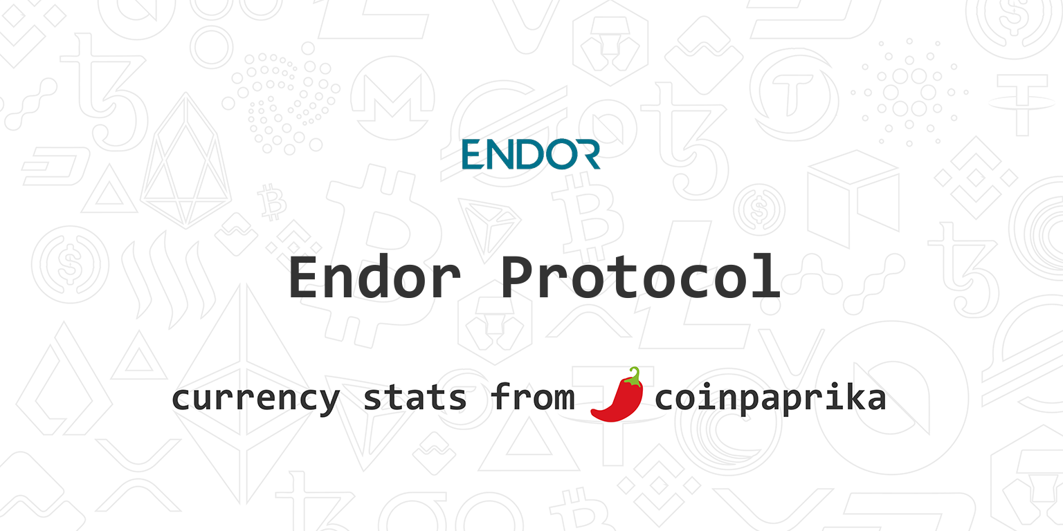 Endor Protocol Token (EDR2) live coin price, charts, markets & liquidity