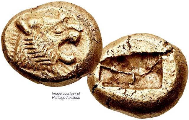 Ancient Coins: Lydian Gold Considered First Coins in the World