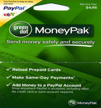 MoneyPak | Deposit Money to Any Card | Green Dot