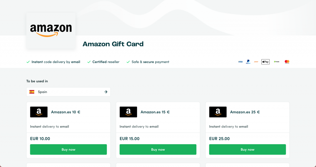 Amazon gift card