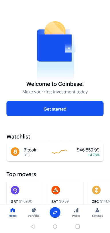 ‎Coinbase: Buy Bitcoin & Ether on the App Store