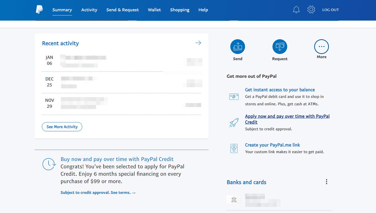 Terms & Conditions of PayPal Credit