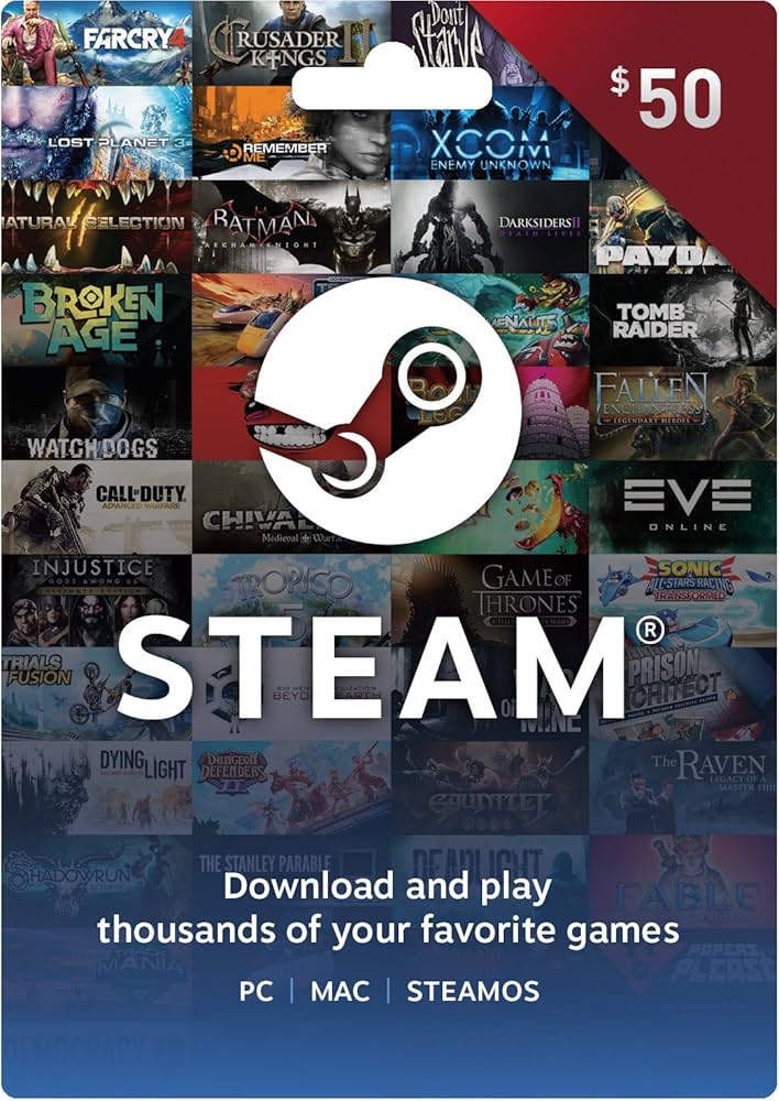 Multi-Purpose Steam Gift Cards for Sale - 1001fish.ru