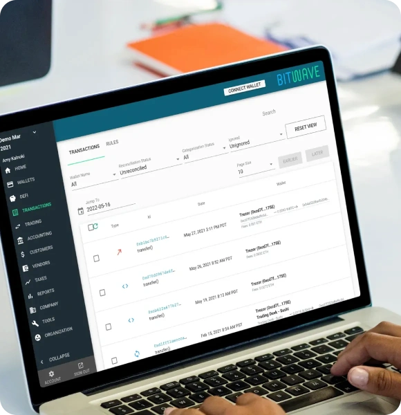 Crypto and Blockchain Accounting Software for Enterprises | Bitwave