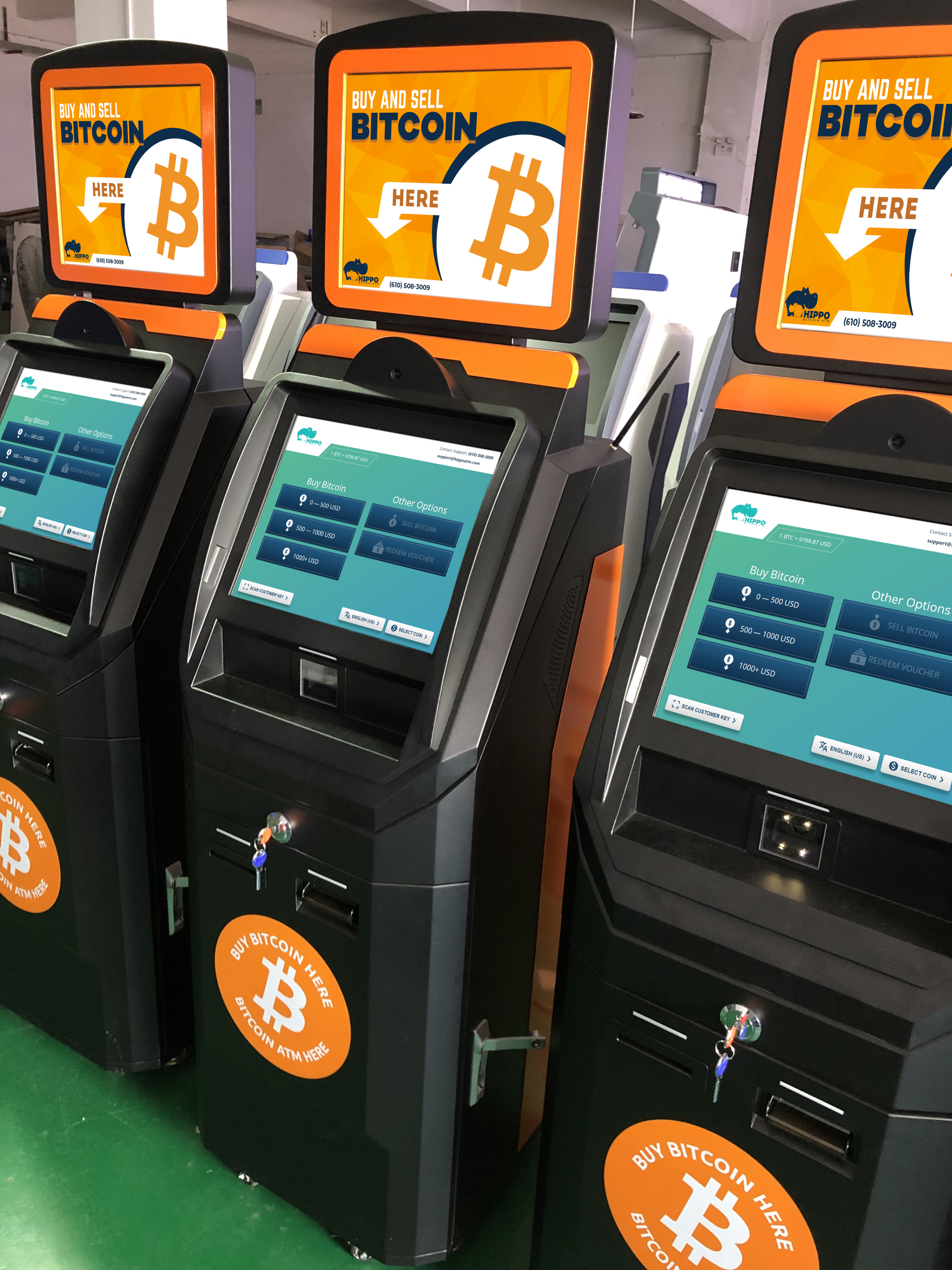 Countries with the most Bitcoin ATMs