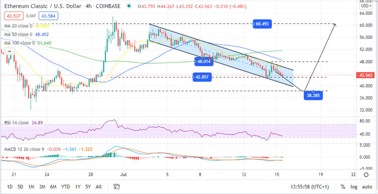 ETHEREUM CLASSIC PRICE PREDICTION TOMORROW, WEEK AND MONTH