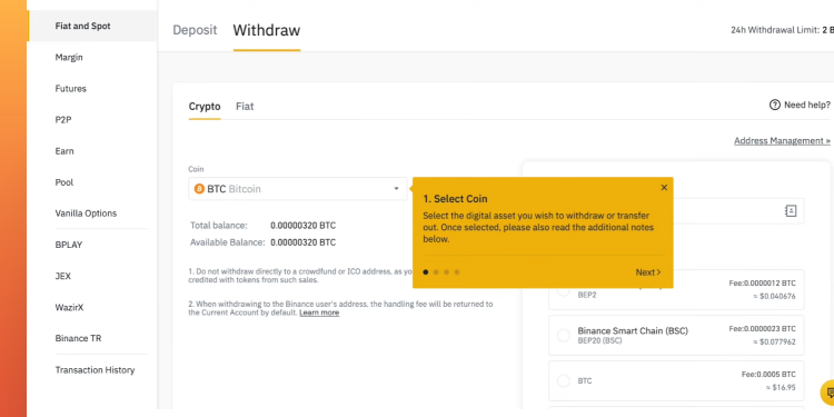 How to Withdraw Money From Binance - Zengo