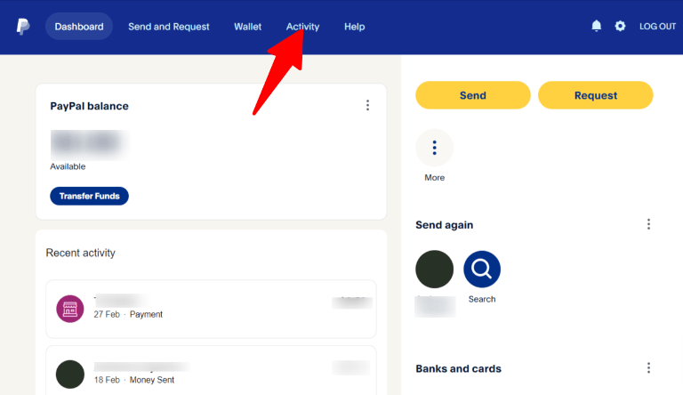 How do I view my PayPal Debit Card Transaction History? | PayPal US