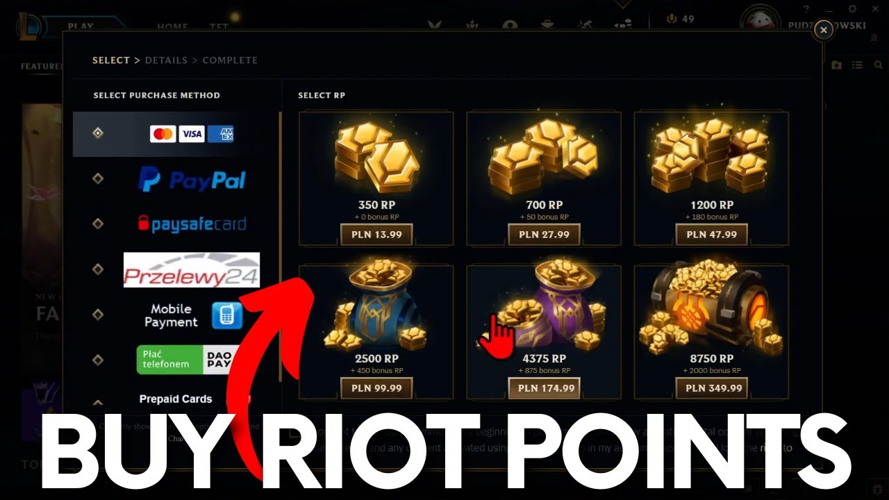 How to get Riot Points in League of Legends