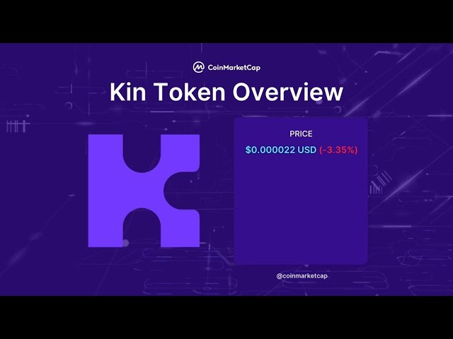 Kin (KIN) live coin price, charts, markets & liquidity