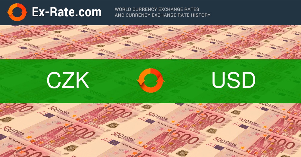 USD to CZK | Convert US Dollars to Czech Koruny Exchange Rate