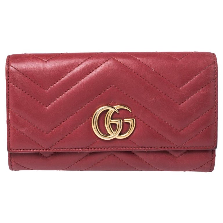 Gucci red Stripe Black Wallet – lex luxe supply