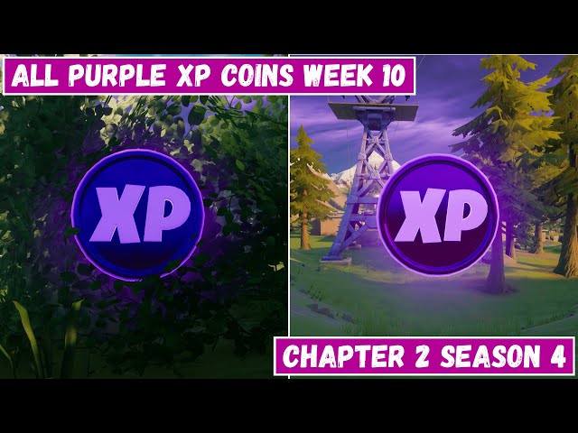 All Fortnite Chapter 2 Season 4 Week 1 XP Coin Locations - Green, Blue, Purple - Gamepur