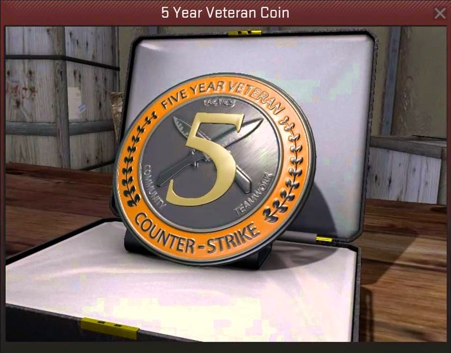 10 Year Veteran Coin Account | 5 Year Veteran Coin | Non Prime